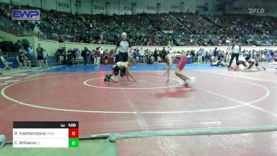 88 lbs Consi Of 16 #1 - Rhett Featherstone, Crossings Christian School vs Corde Williams, Lincoln Christian