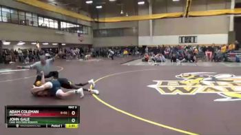 157 lbs Cons. Round 2 - Adam Coleman, Delaware Valley vs John Gale, Case Western Reserve