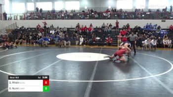 160 lbs Consi Of 4 - David Rhein, Schuylkill Valley vs Gavin Nunn, Camp Hill