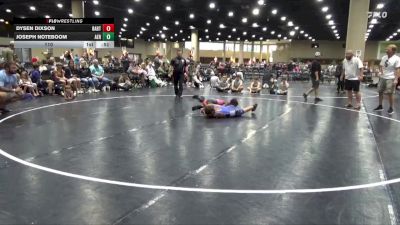 110 lbs Round 4 (6 Team) - Joseph Noteboom, Alabama Elite Black vs Dysen Dixson, Rabbit WC