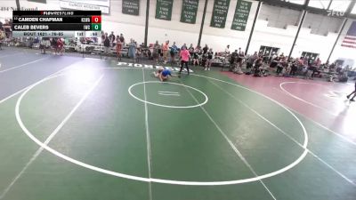 76-85 lbs Cons. Round 1 - Camden Chapman, Gladiator Elite WC vs Caleb Bevers, Iguanas Wrestling Club