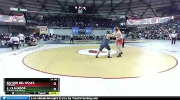 2A 285 lbs Cons. Round 1 - Carson Del Wolfe, Prosser vs Luis Amador, Burlington-Edison