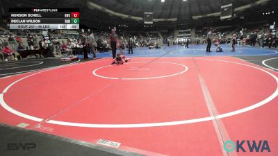 46 lbs Semifinal - Huxson Schell, Keystone Wrestling Club vs Declan Wilson, Raw Wrestling Club