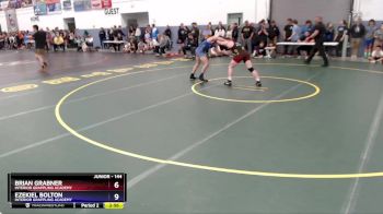 144 lbs 1st Place Match - Brian Grabner, Interior Grappling Academy vs Ezekiel Bolton, Interior Grappling Academy