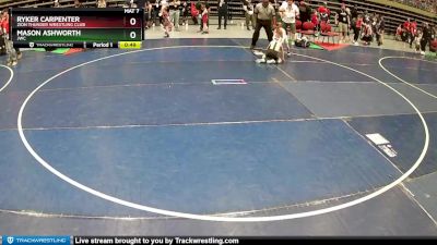 54 lbs Semifinal - Mason Ashworth, JWC vs Ryker Carpenter, Zion Thunder Wrestling Club