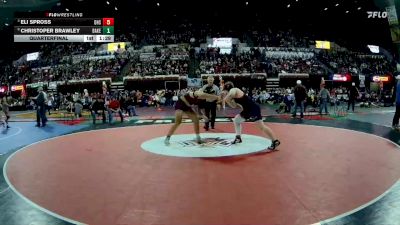 Quarterfinal - Eli Spross, Darby vs Christoper Brawley, Baker