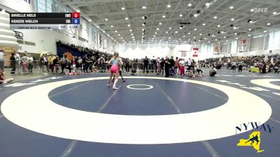 138 lbs 3rd Place Match - Brielle Nels, Central Wrestling Club vs Kenzie Welch, Club Not Listed