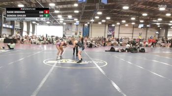 114 lbs Rr Rnd 2 - Raine Brekhus, Cheyenne Ladies Wrestling Club vs Sonora Shuler, 5forty Lady Brawlers II