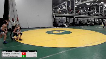 113A lbs Semifinal - Benjamin Marchetto, Iron Horse / West Milford vs Logan Brzozowski, Jersey74/seton Hall Prep