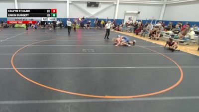 165 lbs Cons. Round 3 - Calvyn St.Clair, Unattached vs Linkin Burgett, Lake Gibson Braves