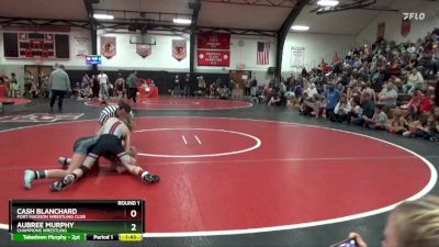 Round 1 - Cash Blanchard, Fort Madison Wrestling Club vs Aubree Murphy, CHAMPIONS WRESTLING