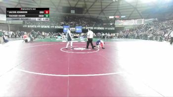 Boys 1B/2B 144 Champ. Round 2 - Tucker Hawk, Freeman vs Jacob Johnson, Columbia Burbank