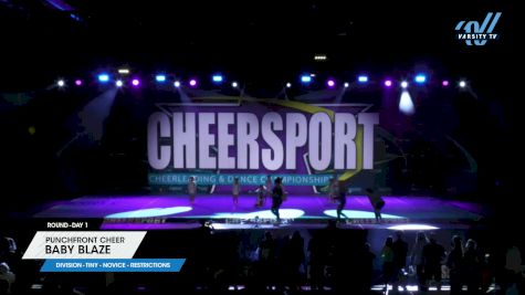 PunchFront Cheer - Baby Blaze [2024 L1 Tiny - Novice - Restrictions Day 1] 2024 CHEERSPORT National All Star Cheerleading Championship