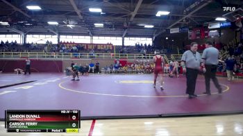 150 lbs Cons. Round 2 - Landon Duvall, Evansville Harrison vs Carson Ferry, Floyd Central