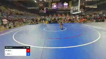 88 lbs Consi Of 8 #2 - Wallace Blue, Alabama vs Lawson Eller, Minnesota