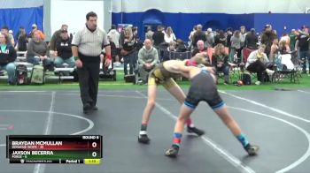 84 lbs Round 6 (8 Team) - Braydan McMullan, Donahue White vs Jaxson Becerra, Forge