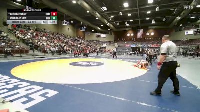 2A 120 lbs Champ. Round 1 - Charlie Lee, Millard vs Ernie Hulet, Kanab