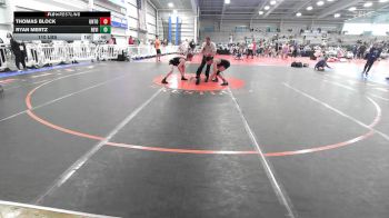 110 lbs Quarterfinal - Thomas Block, Untouchables vs Ryan Mertz, Revival Orange