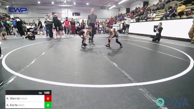 43-46 lbs Rr Rnd 3 - Kingston Warrior, Wagoner Takedown Club vs Alex Korte, Wagoner Takedown Club