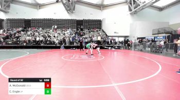 125-J lbs Round Of 32 - Aaron McDonald, Great Bridge Wrestling Club vs Corbin Engle, Upper Perkiomen