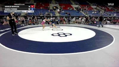 110 lbs Cons. Sub-rd Of 32 - Anaelis Morales, PA vs Danica Torres, WA