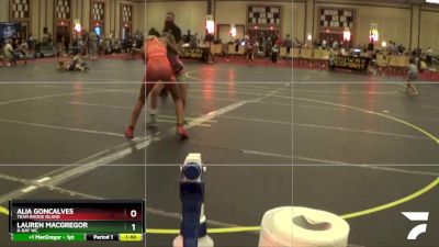 100 lbs Cons. Semi - Alia Goncalves, Team Rhode Island vs Lauren MacGregor, K-Bay WC