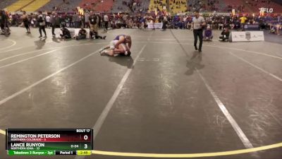 285 lbs Semis & 3rd Wb (16 Team) - Lance Runyon, Northern Iowa vs Remington Peterson, Northern Colorado