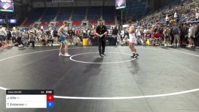 152 lbs Cons 64 #2 - Jaden Ellis, Oregon vs Tyren Emberson, Kansas