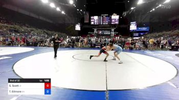 106 lbs Rnd Of 32 - Saxton Scott, Idaho vs Taegan Gilmore, Ohio