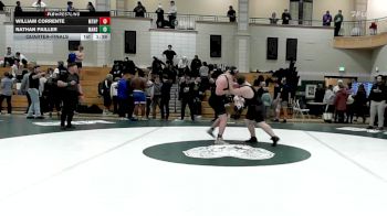 285 lbs Quarterfinal - William Corrente, Mt. Hope vs Nathan Pailler, Mansfield