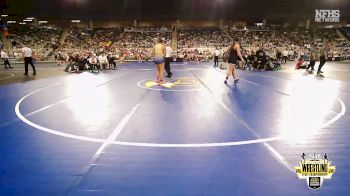 G5A-170 lbs Cons. Semi - Jaylee Sanders, OOLOGAH-TALALA (Girls) vs Mackenzie Manuel, LEXINGTON (Girls)