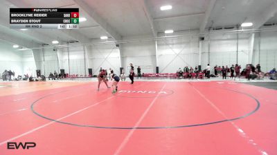 126 lbs Rr Rnd 2 - Brooklyne Reider, Sand Springs JH Girls vs Brayden Stout, Choctaw Girls A