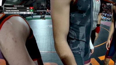 3A 138 lbs Champ. Round 1 - Gavin Peterson, West Side vs Teegan Ward, Declo