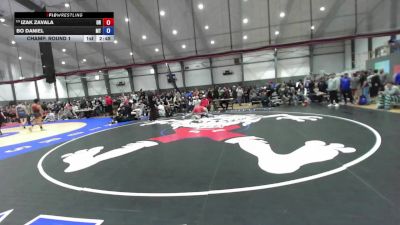 Junior Boys FS - 150 lbs Champ. Round 1 - Izak Zavala, OR vs Bo Daniel, MT