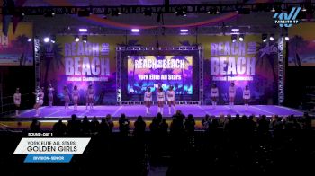 York Elite All Stars - Golden Girls [2024 L5 Senior Day 1] 2024 ACDA Reach the Beach Cheer Grand Nationals