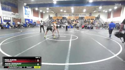 175 lbs Cons. Round 5 - Max Austin, Kingsburg vs Matin Ghanavat, Capistrano Valley