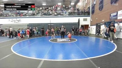80 lbs Quarterfinal - Brixon Piva, Challis Blackheart Wrestling Club vs Lucas Schwartz, Suples Wrestling Club