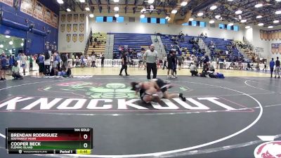 144 Gold Cons. Semi - Brendan Rodriguez, Southwest Miami vs Cooper Beck, Fleming Island