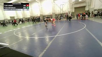 135 lbs Cons. Round 2 - Lila Estudillo, Marsh Valley vs Lily Lowry, Ogden