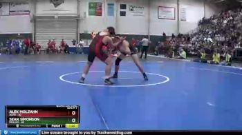 170 lbs Quarterfinals (8 Team) - Sean Simonson, Mullen vs Alek Molzahn, Alma