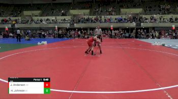 115 lbs Round 2 - Koal Johnson, Orange Crush vs Jacob Andersen, Amery Warrior`s