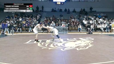 174 lbs 1st Place Match - Drake Hayward, Minnesota State vs Coy Gunderson, Augustana (sd)