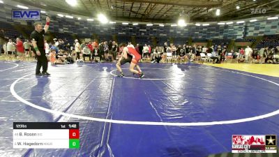 120 lbs Consi Of 16 #2 - Benjamin Rosen, Big Game Wrestling Club vs Walter Hagedorn, Maurer Coughlin Wrestling Club