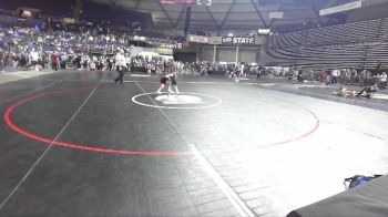 53 lbs Champ. Round 1 - Daisy McGovern, Toppenish USA Wrestling Club vs Lula-May Hilliard, Twin City Wrestling Club