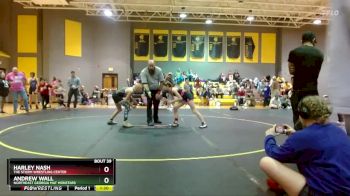 90/95 Round 2 - Andrew Wall, Northeast Georgia Mat Monstars vs Harley Nash, The Storm Wrestling Center