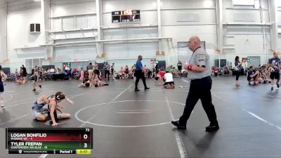 72 lbs Round 4 (6 Team) - Tyler Frepan, Contenders WA Blue vs Logan Bonfilio, Phoenix WC