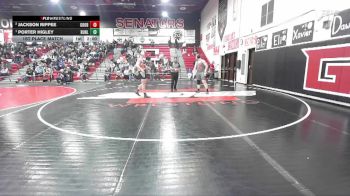 215 lbs 1st Place Match - Porter Higley, Buhl vs Jackson Rippee, Gooding
