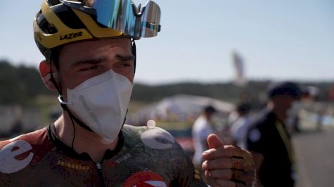 Sepp Kuss Suffering On Wheels And Working For Vingegaard In The GC Battle On Stage 14