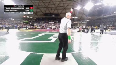 Boys 3A 144 lbs Cons. Round 4 - Bryce Hallett, Bellarmine Prep vs Elias Hernandez Cruz, Oak Harbor