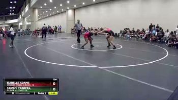 138 lbs Round 2 (10 Team) - Isabelle Adams, Charlie`s Angels-IL Black vs Saiomy Cabrera, Florida All-Stars